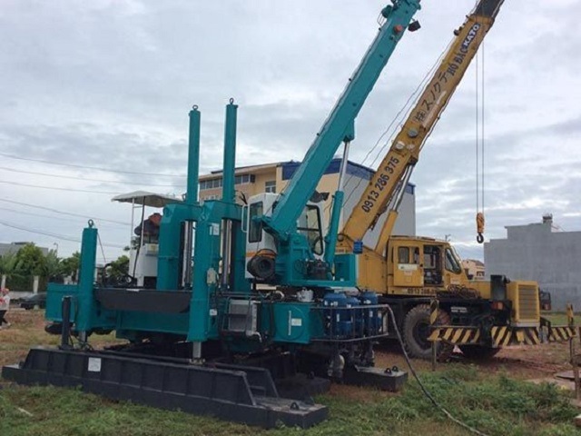 Ép Cọc Bê Tông Tại Quế Phong