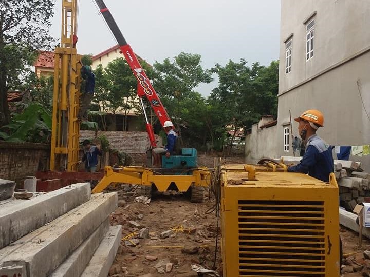 Ép Cọc Bê Tông Tại Kỳ Sơn