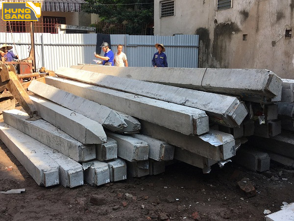 Cọc bê tông 200x200 được ứng dụng trong nhiều công trình