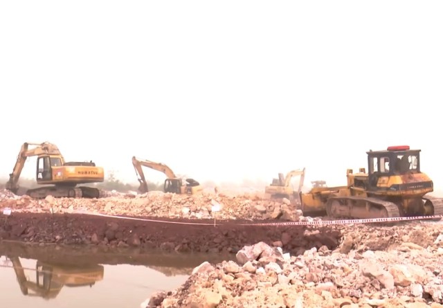 Địa chất tại Diễn Châu với nhiều khu vực có mực nước ngầm cao 