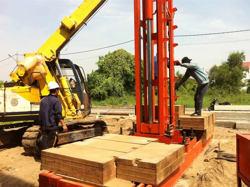 Ép cọc bê tông có thể ứng dụng cho nhiều công trình