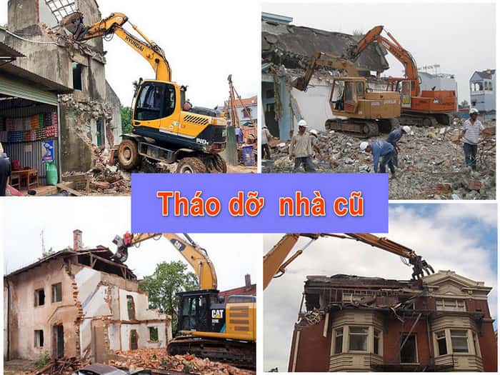 Thi công phá dỡ nhiều công trình khác nhau