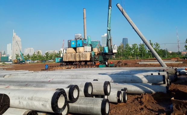 ép cọc bê tông tại thừa thiên huế